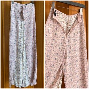 Misguided | Floral Slit pants cover up